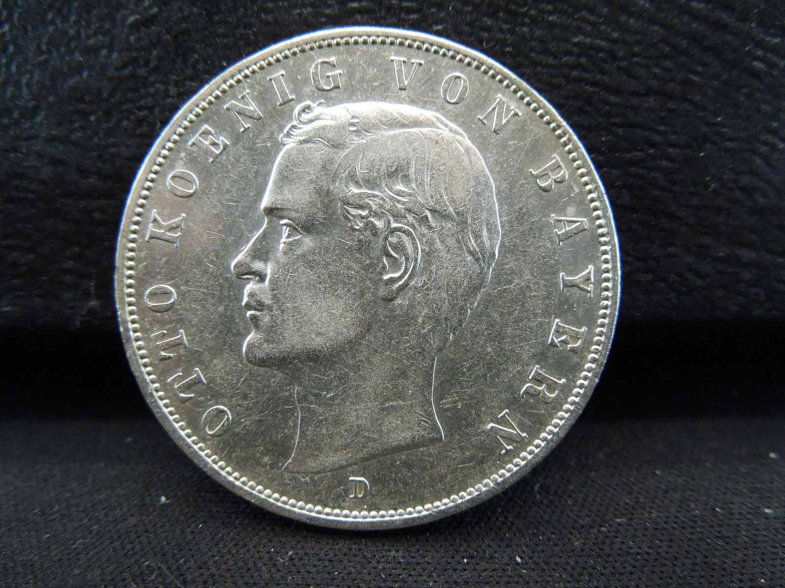 1909 Silver German Drei Mark Strong details (1 of 2)