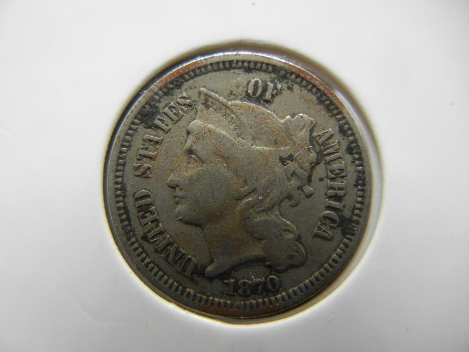 1870 Three Cent Nickel (1 of 3)