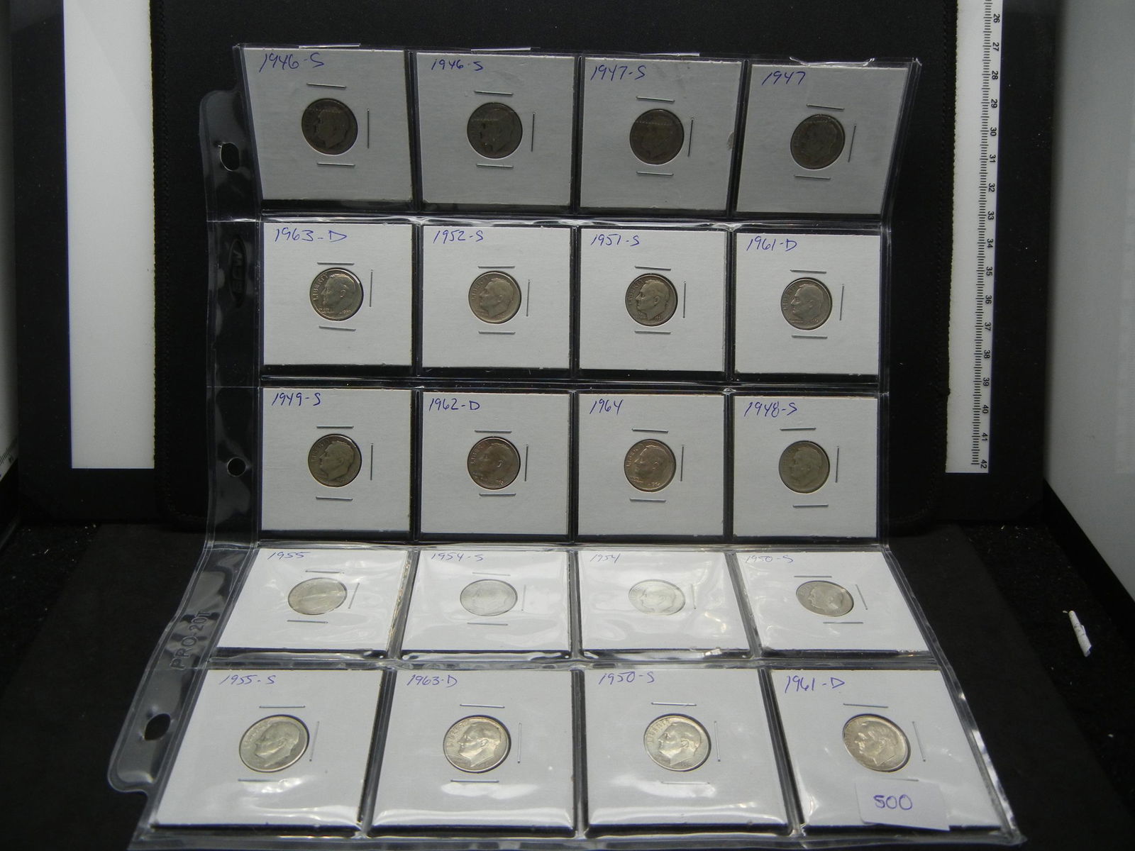 (20) 90% Silver Roosevelt Dimes (1 of 12)