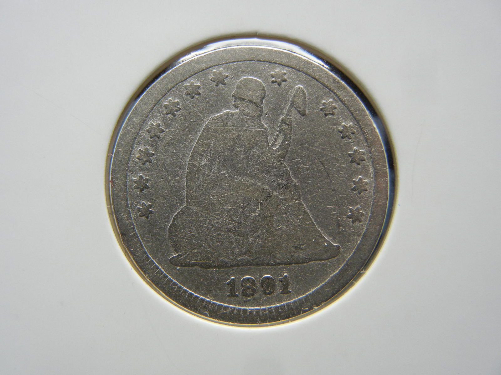 1891 Liberty Seated Quarter (1 of 3)