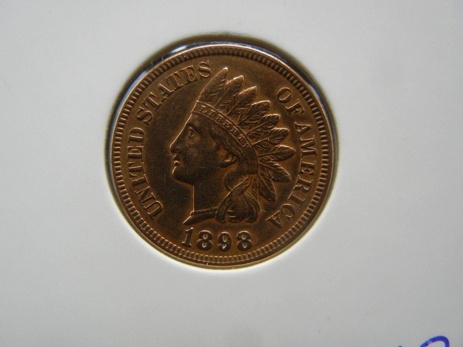 1898 Indian Head Cent BU (1 of 3)