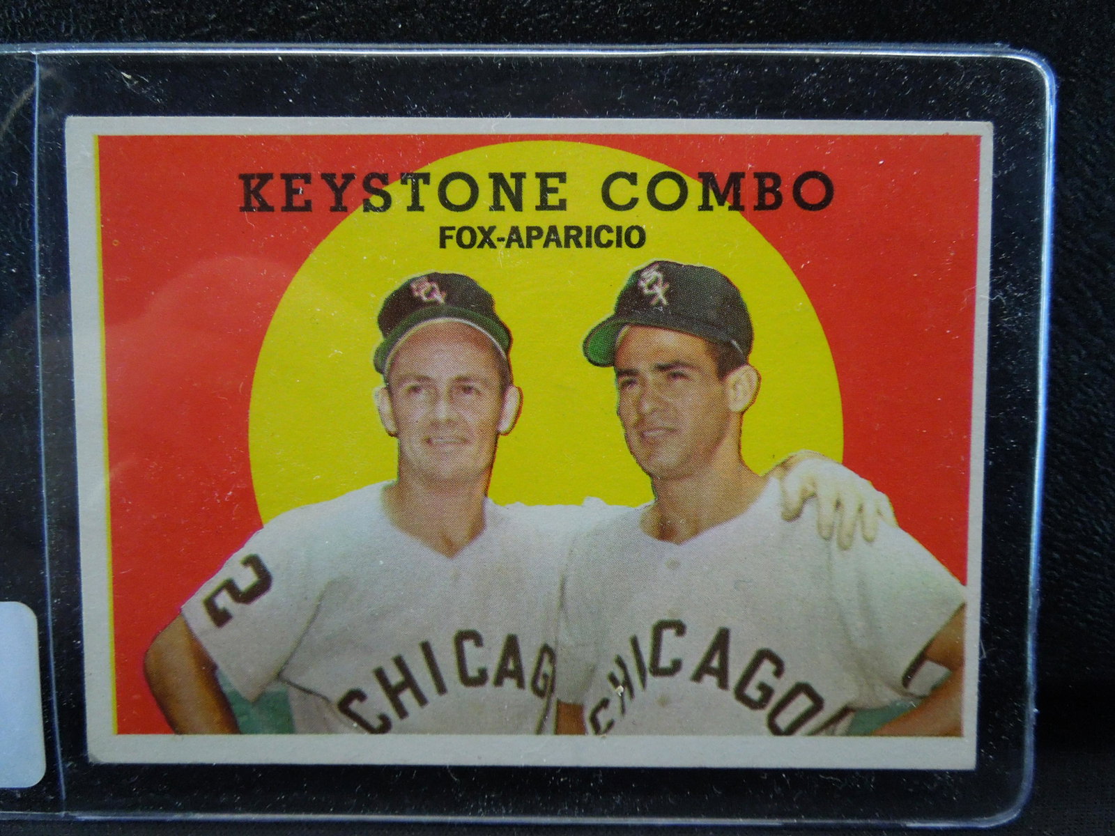 1959 Topps Fox- Aparichio #408 HOF: 1959 Topps Fox- Aparichio #408 HOF