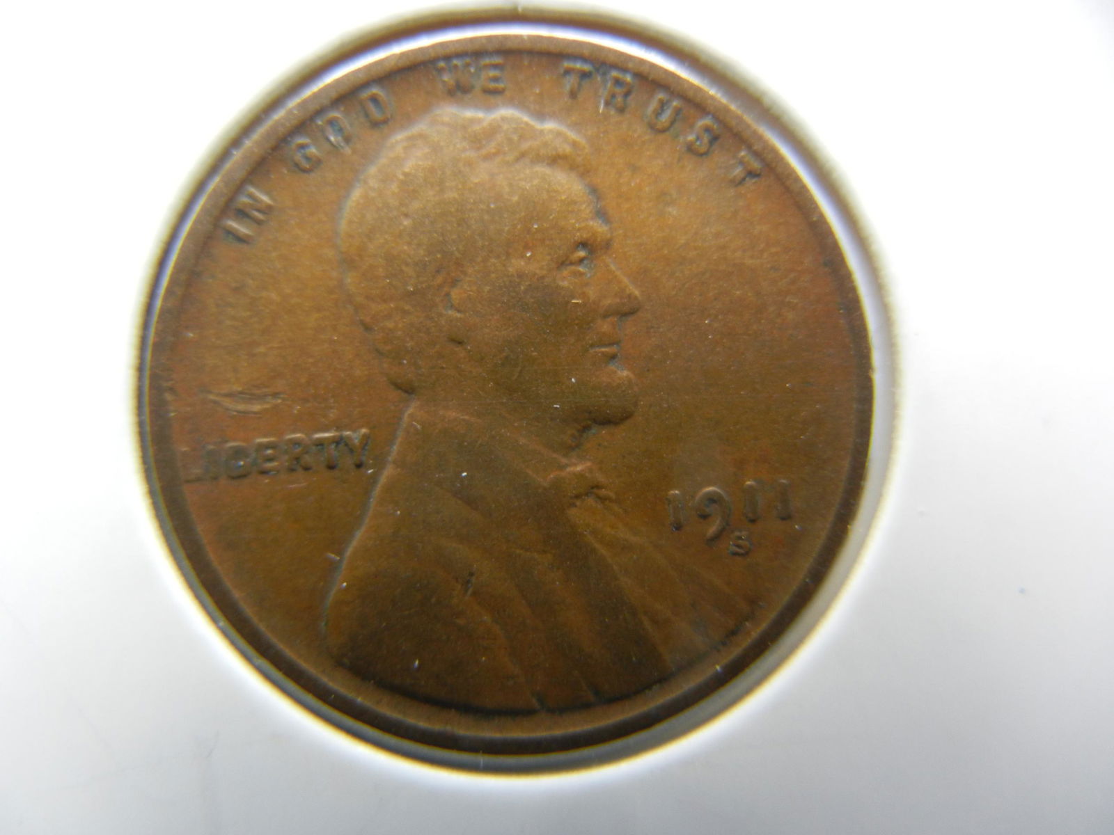 1911-S Lincoln Cent (1 of 3)