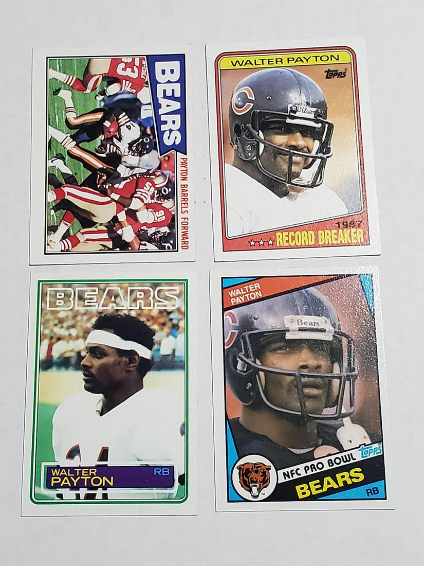 Walter Payton 4 Card Lot (1 of 2)