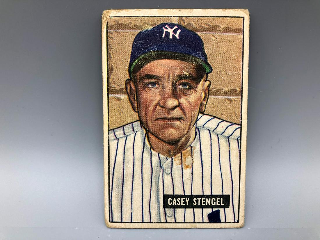 1951 Bowman Casey Stengel #181 (1 of 2)