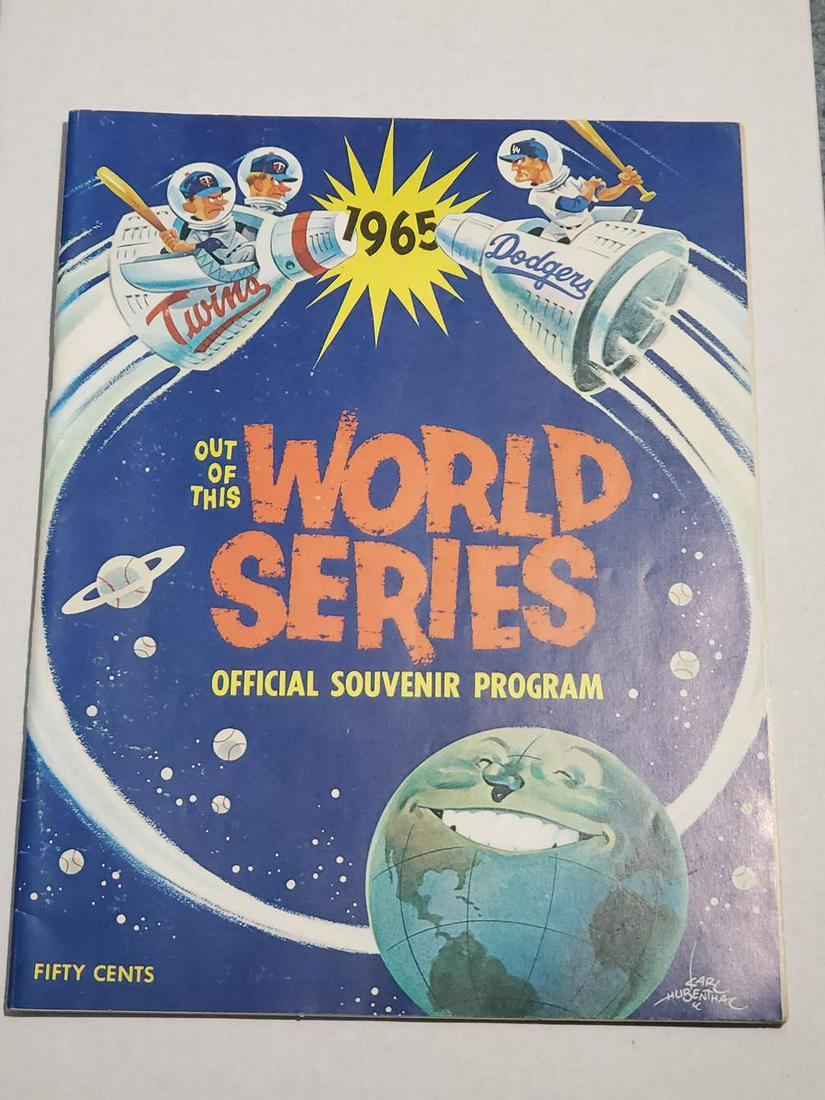 1965 World Series Program - Dodgers vs. Twins (1 of 4)