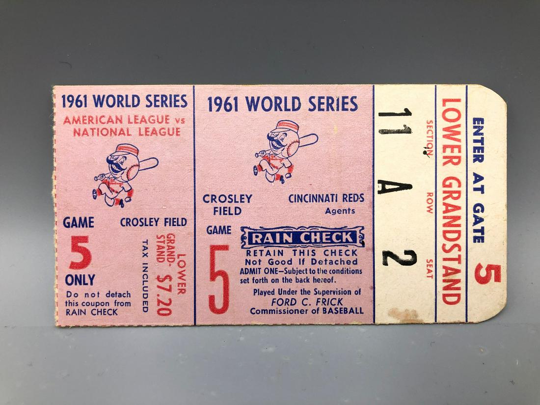 1961 World Series Game 5 Reds Vs. Yankess Cool! (1 of 2)