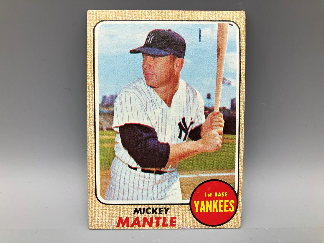 1968 Topps Mickey Mantle #280 HOF (1 of 3)