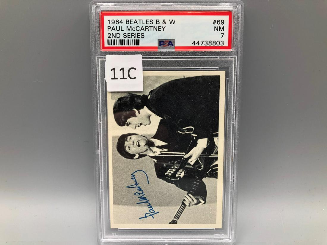 1964 Beatles #69 McCartney PSA NM7: 1964 Beatles #69 McCartney PSA NM7