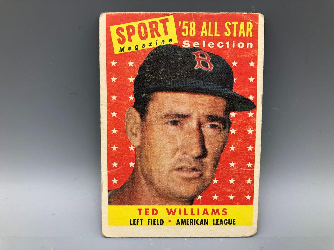 1958 Topps Ted Williams #485 (1 of 2)