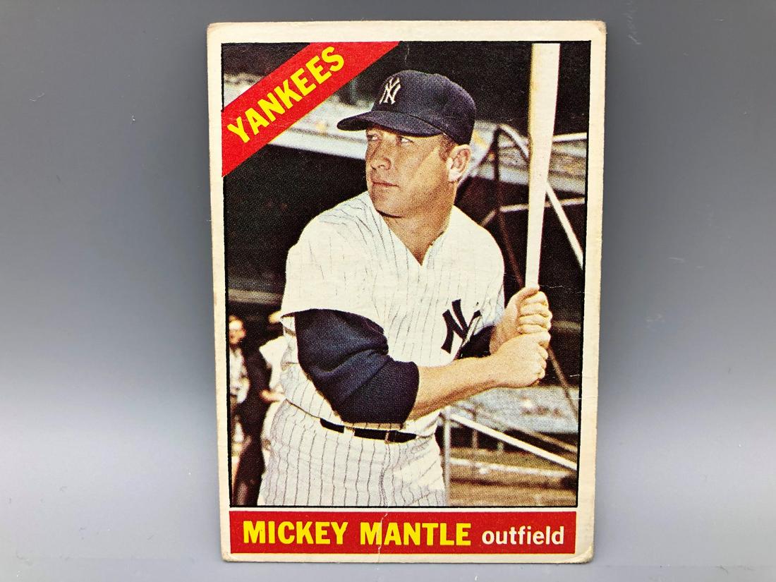 1966 Topps #50 Mickey Mantle (1 of 3)