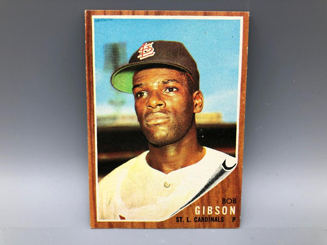 1962 Topps Bob Gibson #530 Short Print HOF (1 of 2)