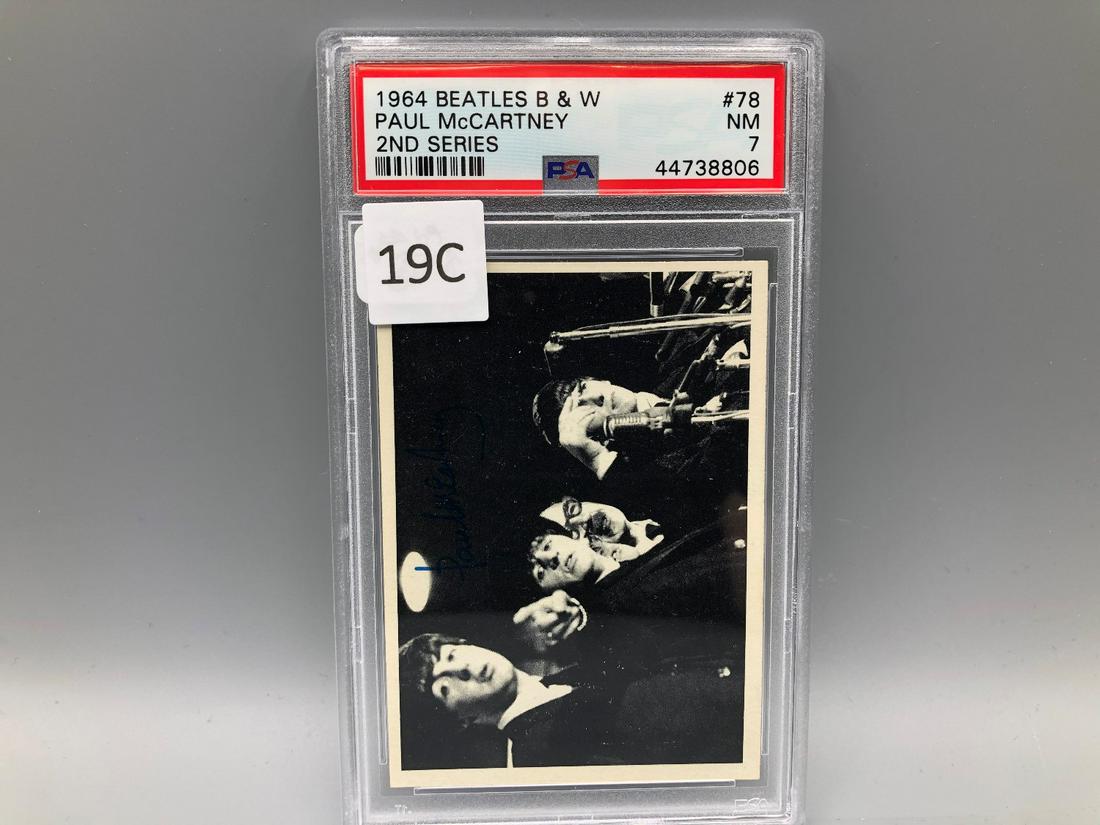 1964 Beatles #78 McCartney PSA NM7: 1964 Beatles #78 McCartney PSA NM7