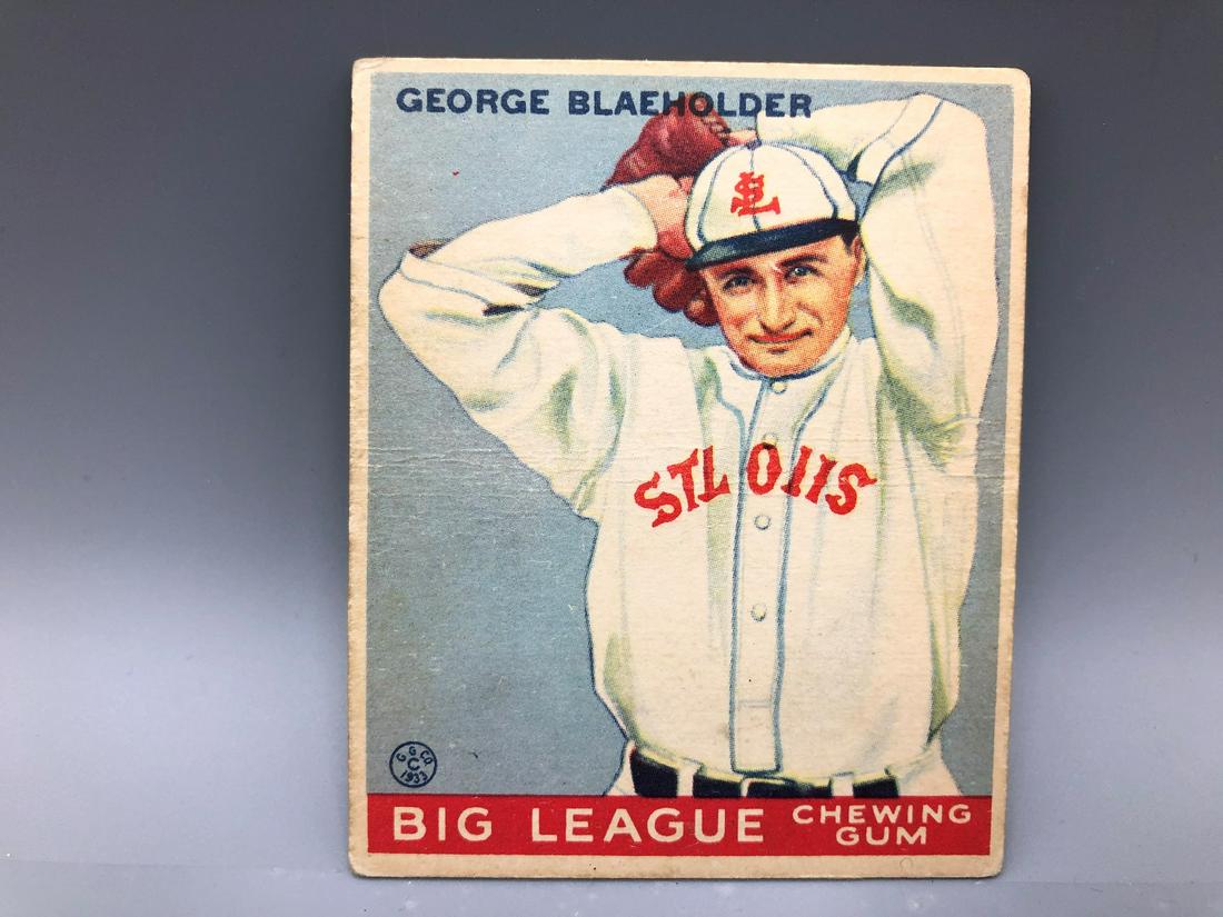 1933 Goudey George Blaeholder #16 Nice (1 of 2)