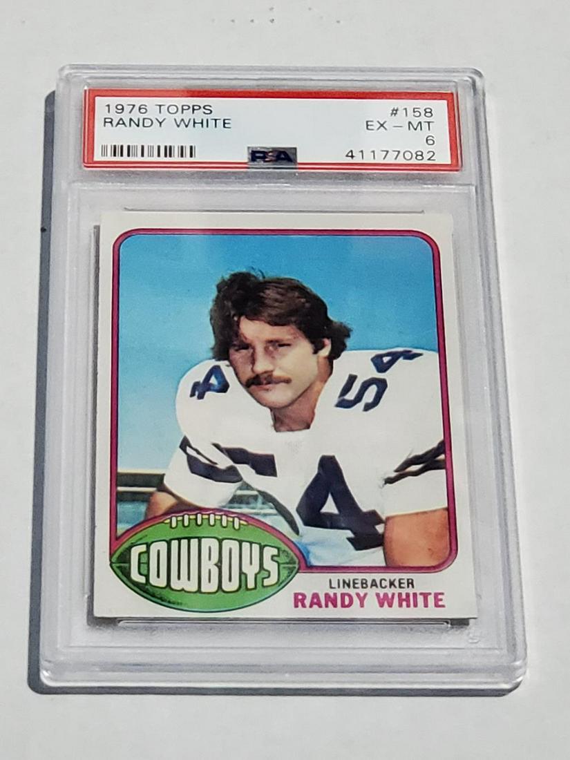 1976 Topps Football Randy White Rookie #158 PSA 6 (1 of 1)