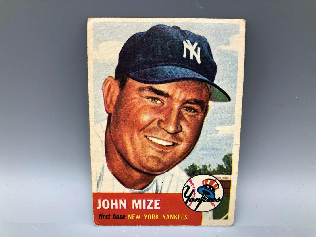 1953 Topps John Mize #77 HOF (1 of 2)
