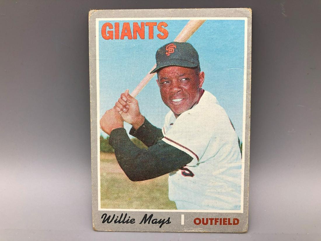 1970 Topps Willie Mays #600: 1970 Topps Willie Mays #600