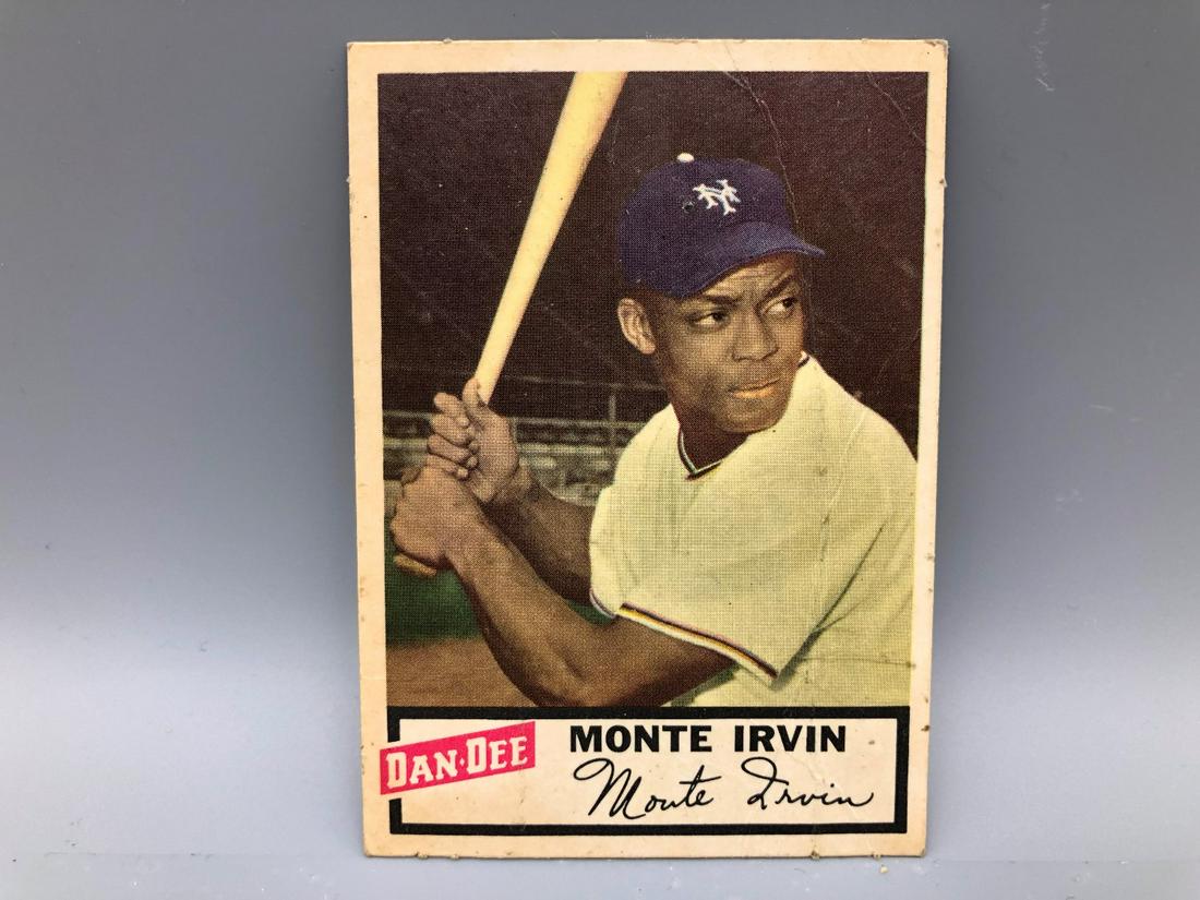 1954 Dan Dee Monte Irvin Scarce HOF (1 of 2)