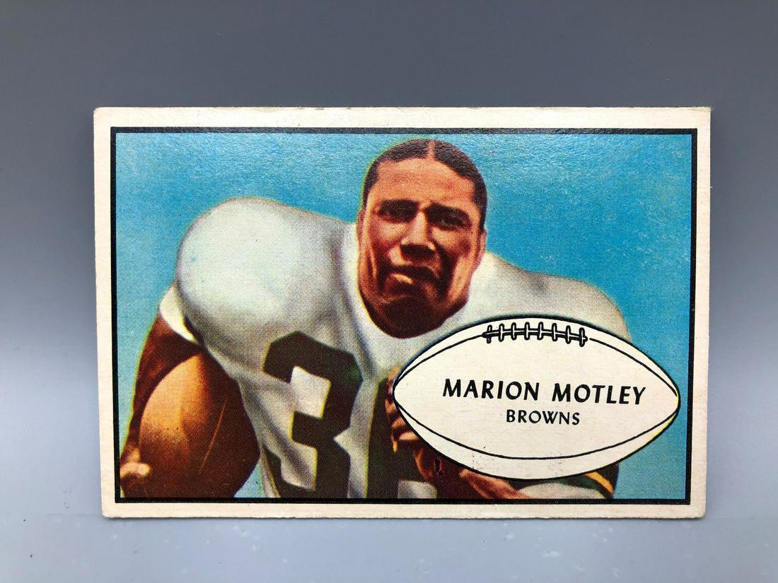 1953 Bowman Marion Motley #9 HOF: 1953 Bowman Marion Motley #9 HOF