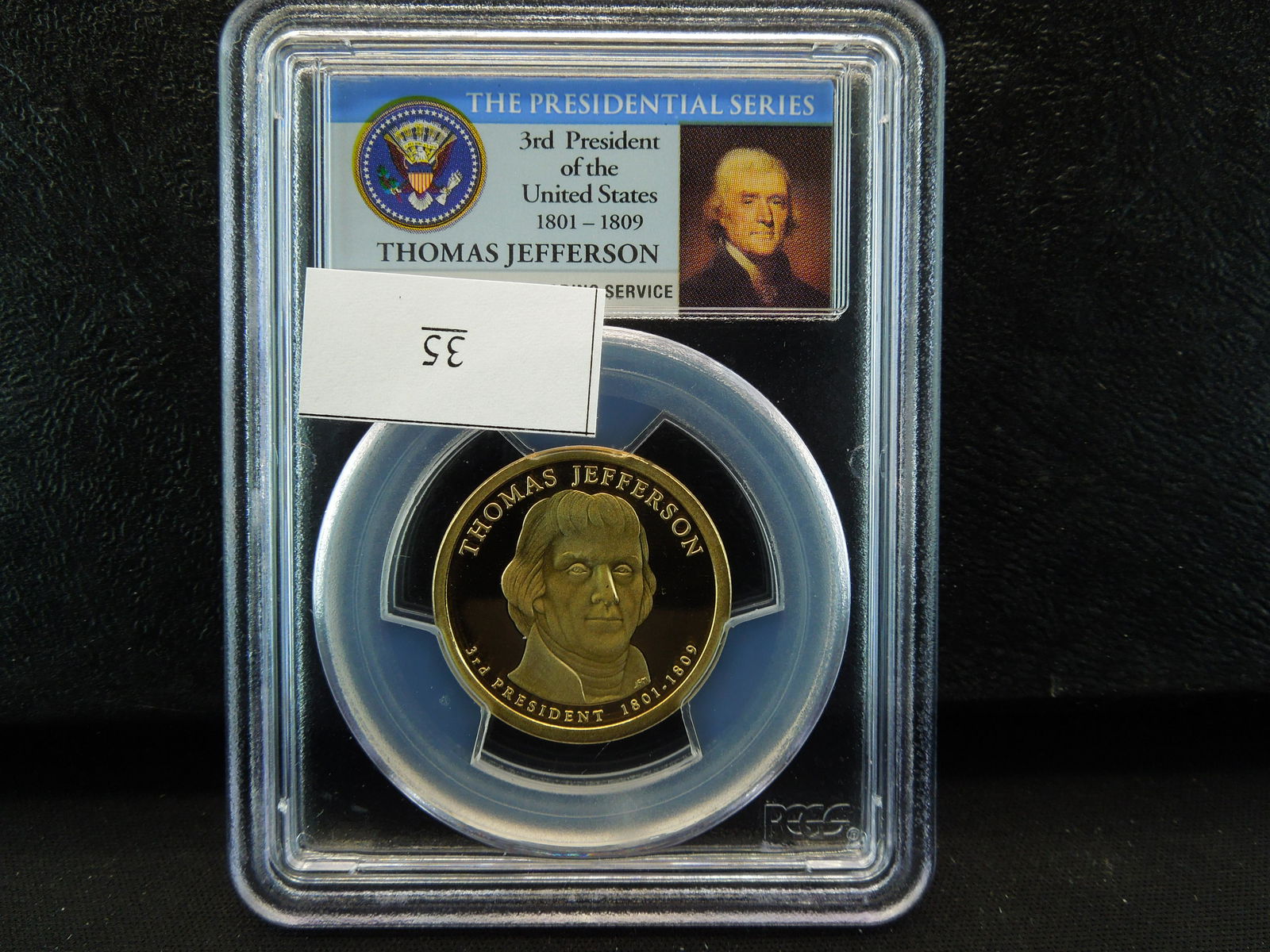 2007 S Thomas Jefferson PCGS PR69 DCAM: 2007 S Thomas Jefferson PCGS PR69 DCAM