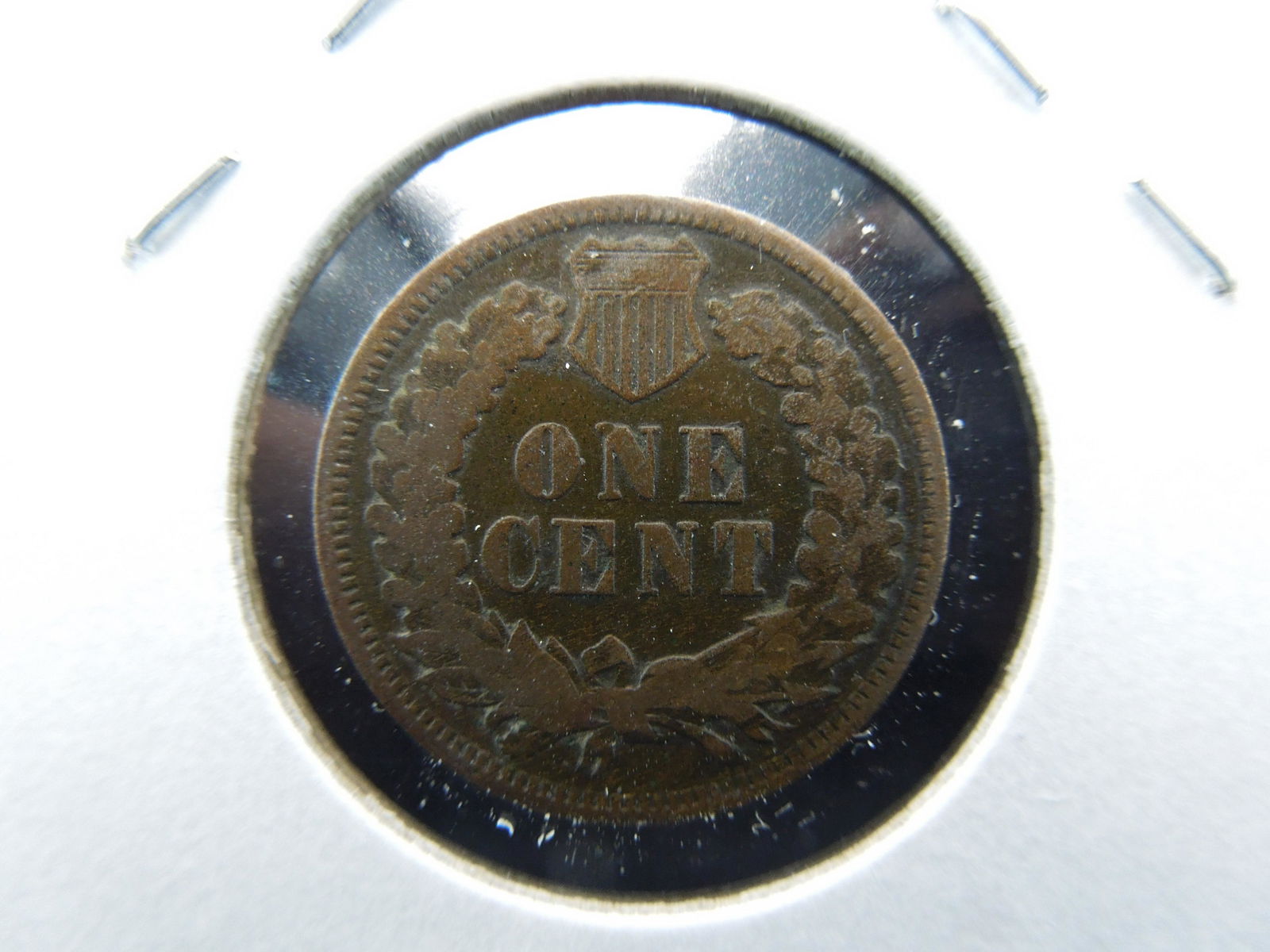 1874 Indian 1c.  VG+ Details.  Semi-Key. (1 of 2)