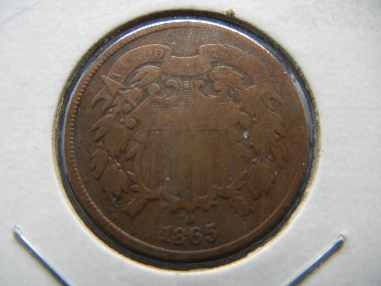 1865 2 Cent Piece - HIGH GRADE- Civil War Year! (1 of 2)