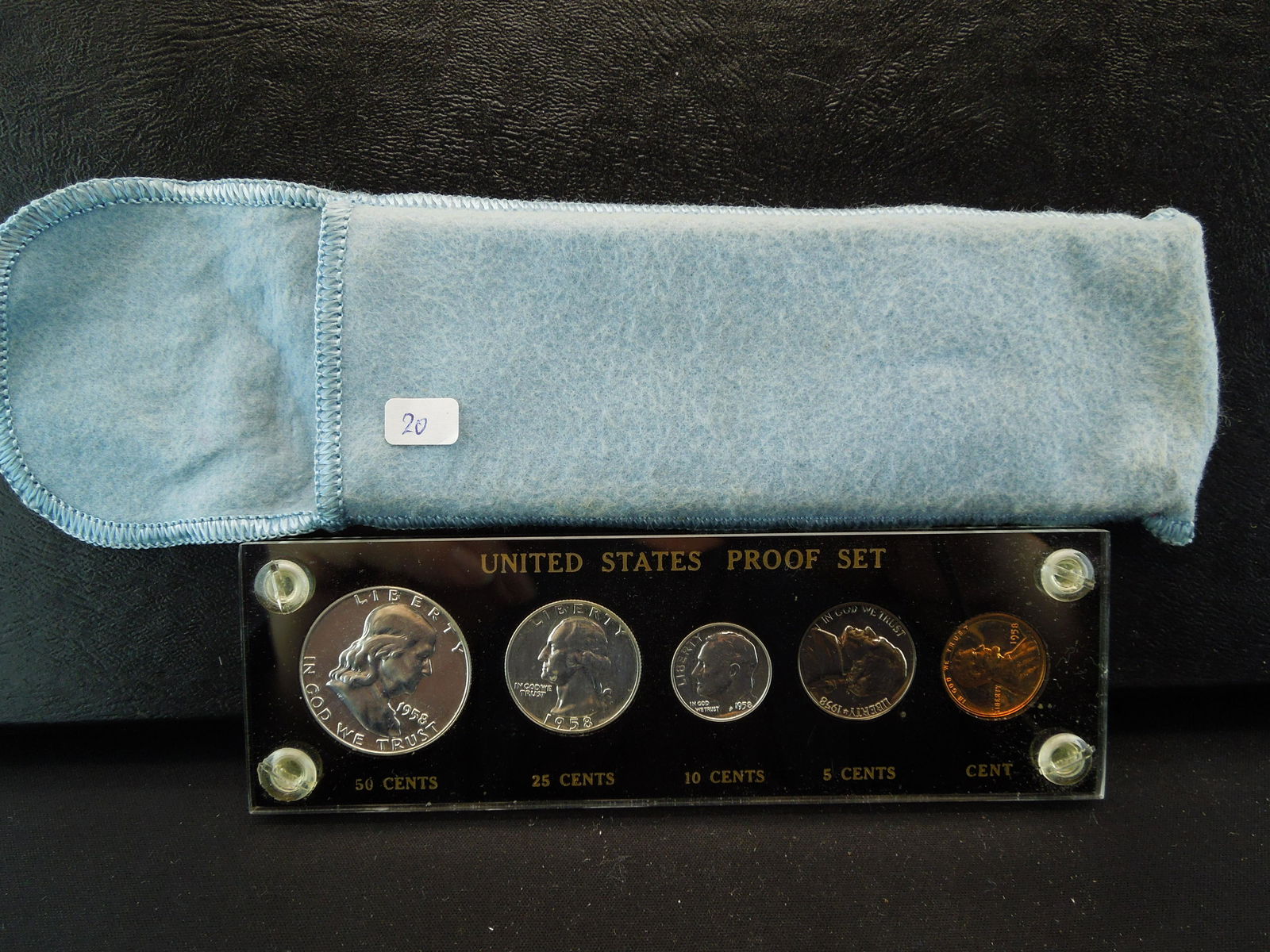 1958 US Silver Proof Set in Capital Holder.  GEM (1 of 8)