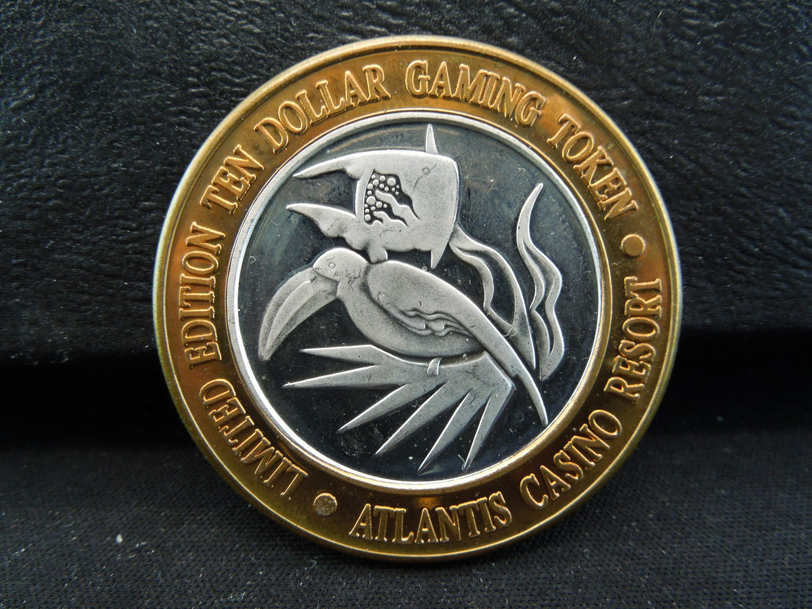 Atlantis .999 Fine Silver Las Vegas Gaming Token: Atlantis .999 Fine Silver Las Vegas Gaming Token