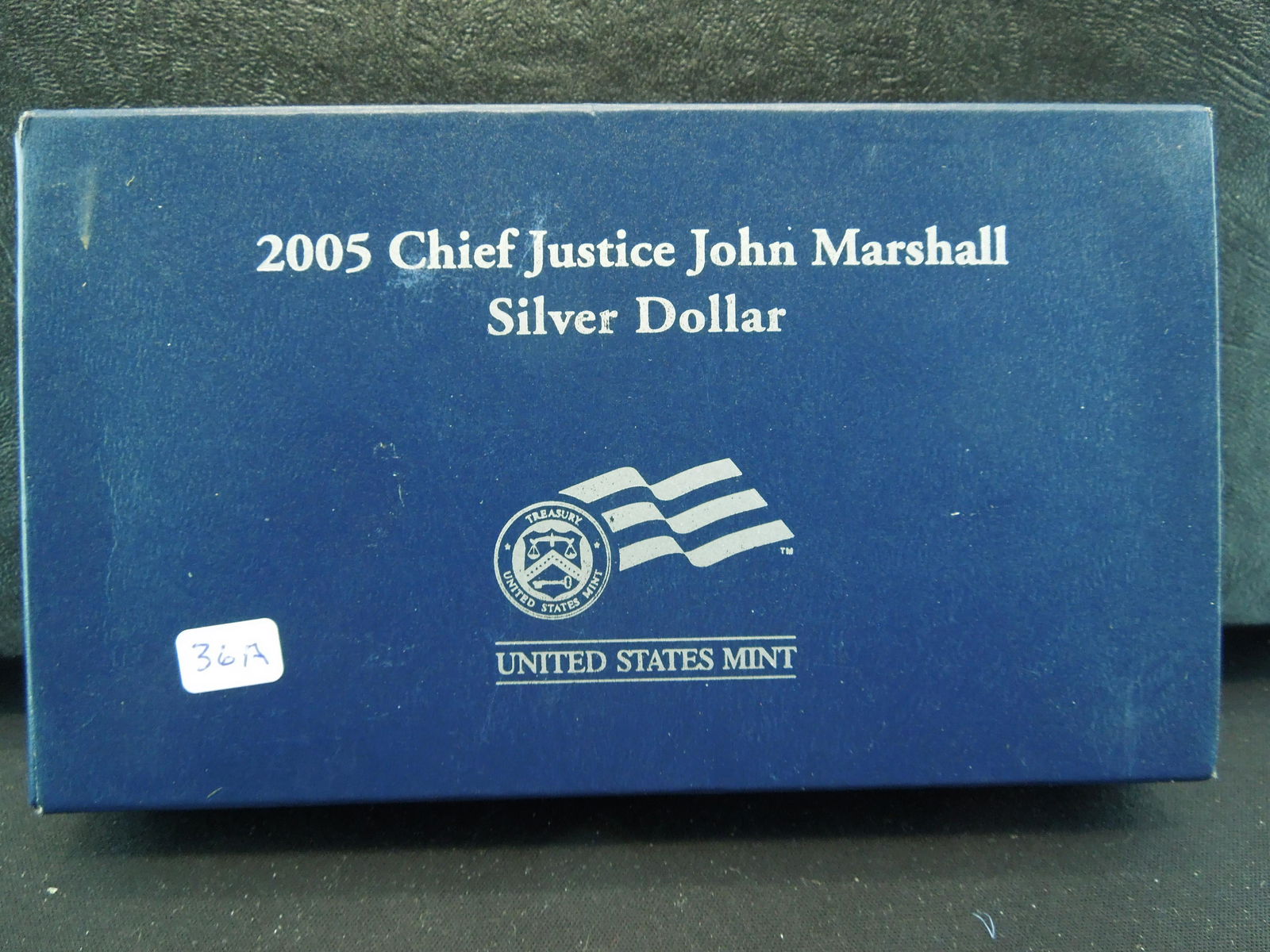2005 P Chief Justice John Marshall $1 in government box (1 of 4)