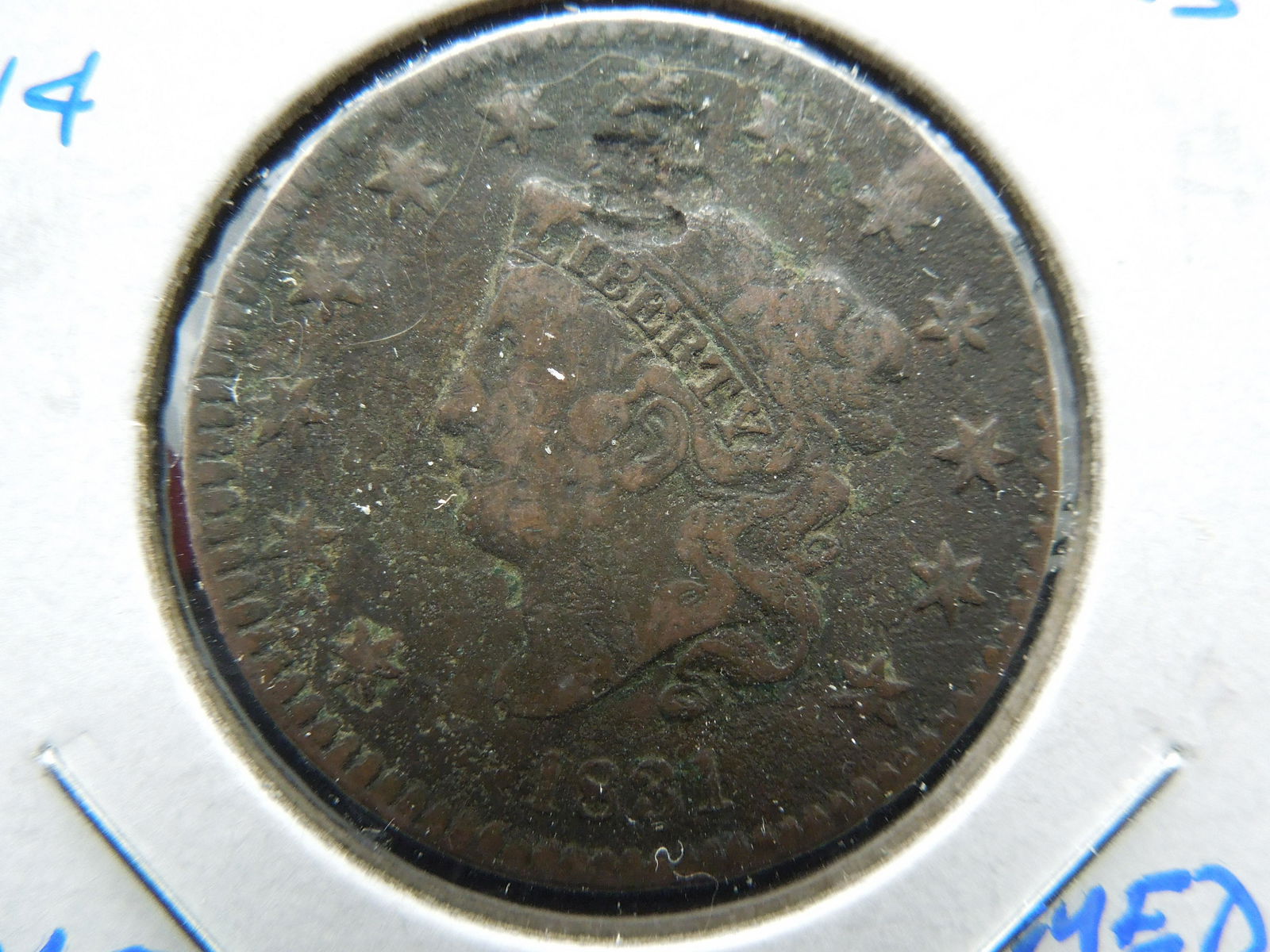 1831 Large Cent (1 of 3)