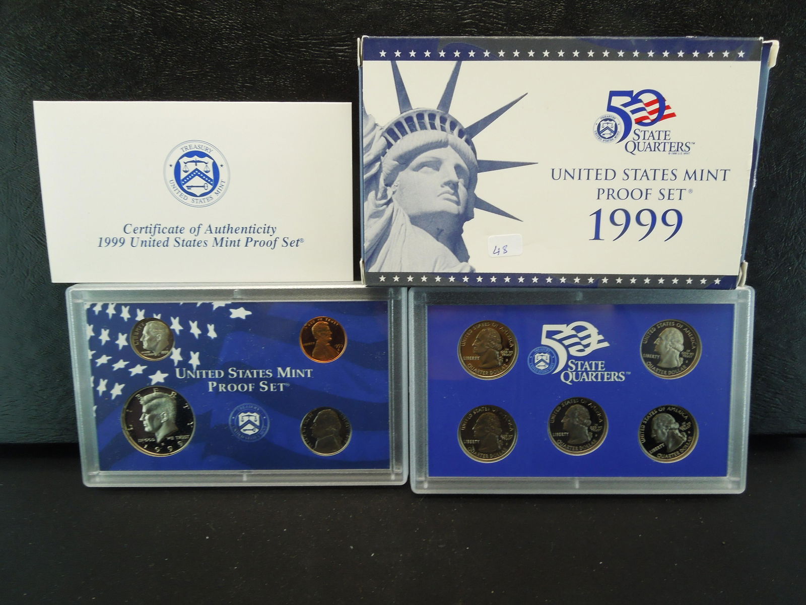 1999-S US Clad Proof Set.  Includes (5) first year (1 of 2)