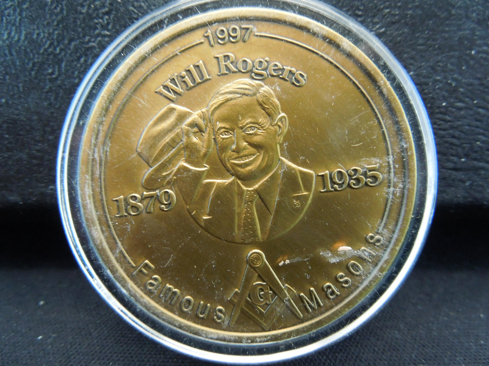 (WILL ROGERS/1879-1935), PROOF, Encapsulated For Future (1 of 2)