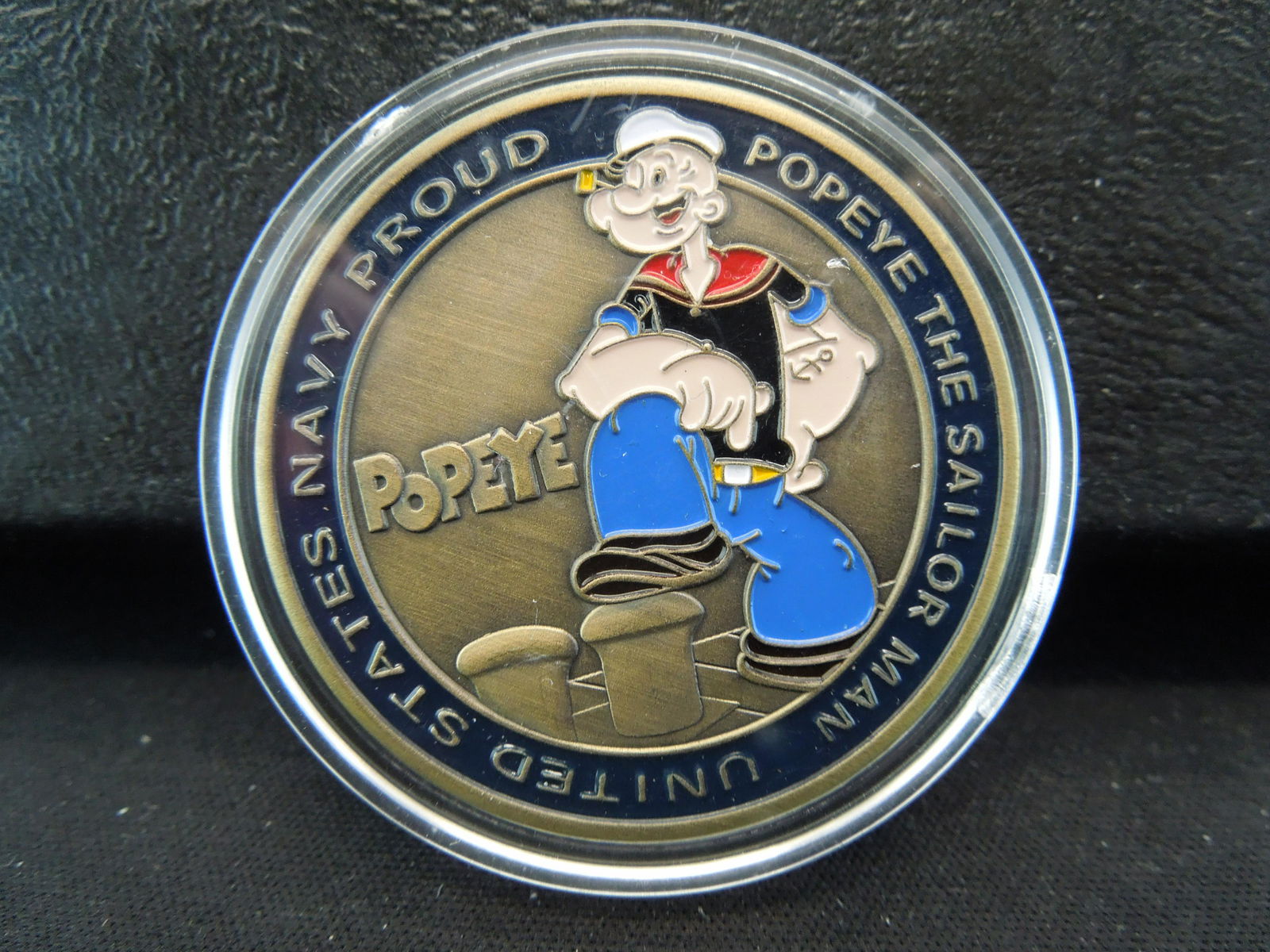 (US NAVY PROUD/POPEYE), PROOF, Encapsulated For Future (1 of 2)