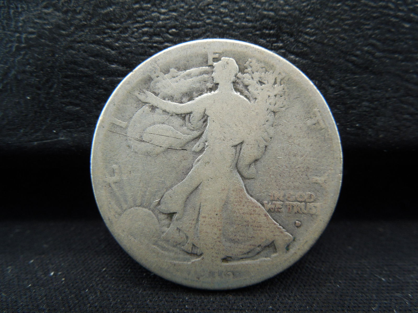 1916-D Walking Liberty Silver Half Dollar First Year (1 of 2)
