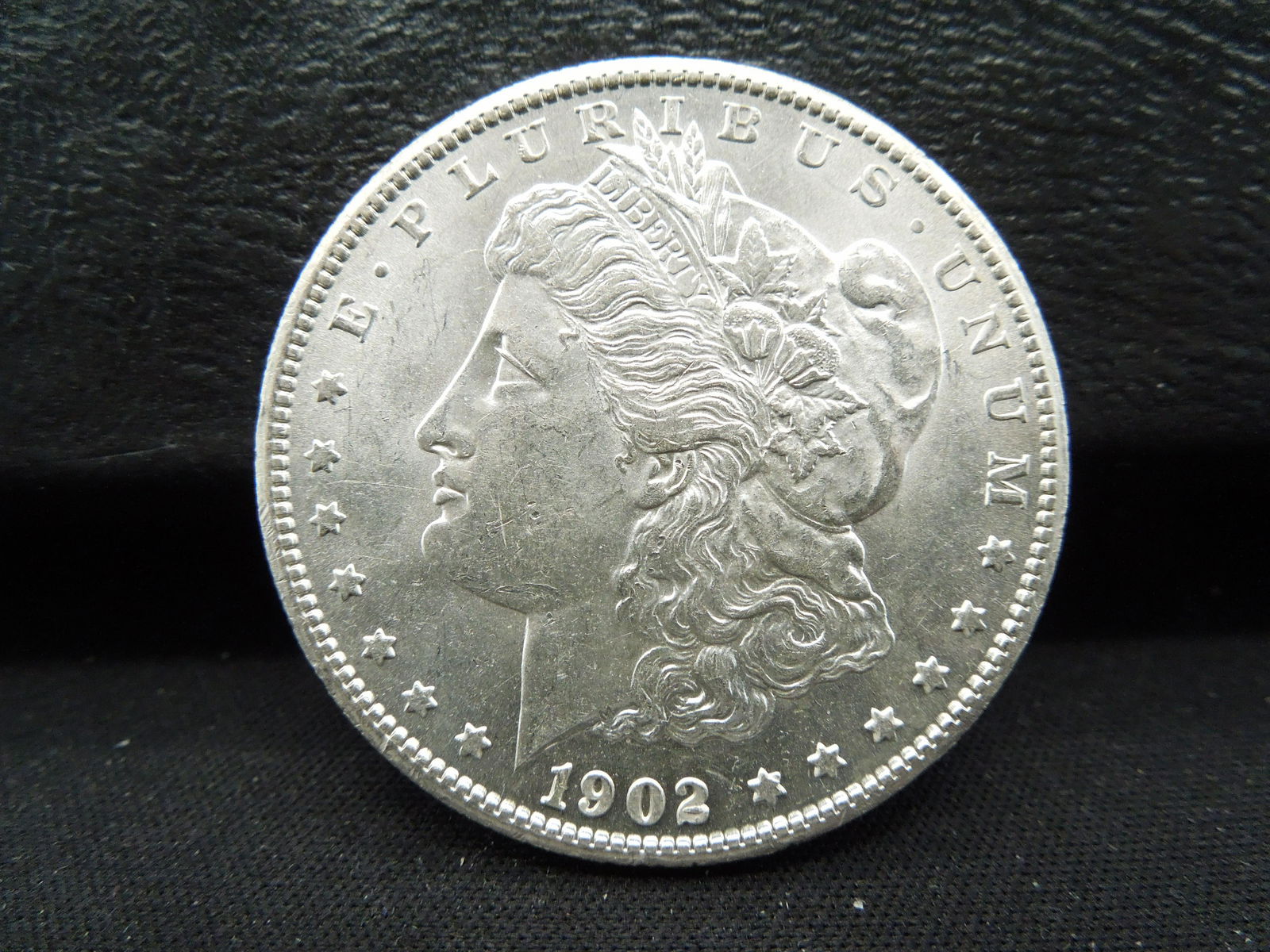 1902-S Morgan Silver Dollar CHOICE BU Great Luster Key (1 of 2)