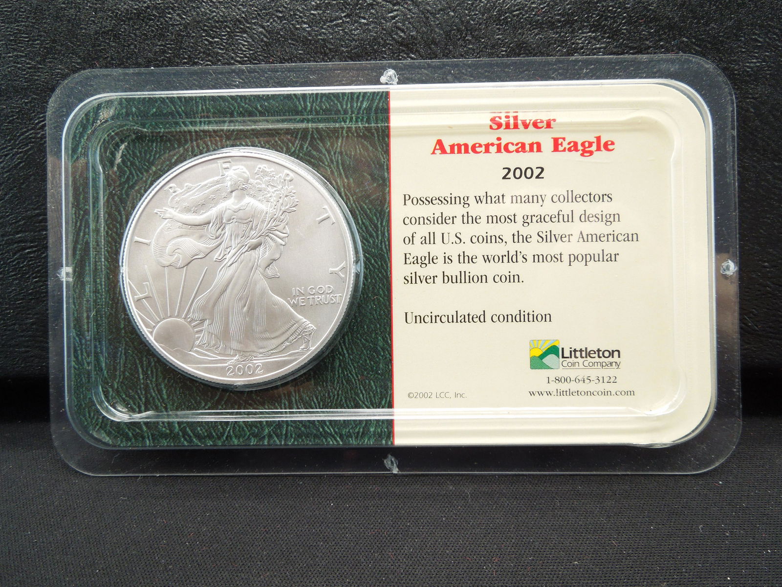 2002 American Silver Eagle in Littleton Info Pack (1 of 5)