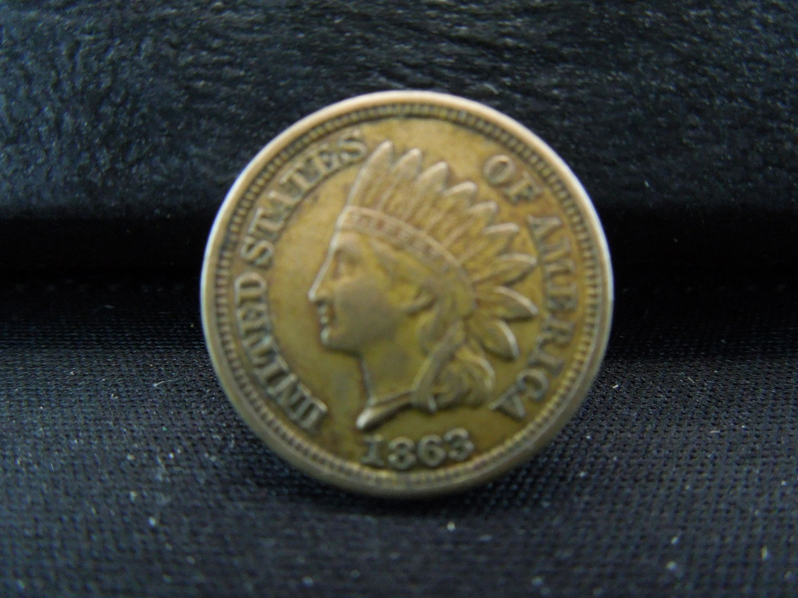 1863 Indian Cent XF/AU Better Date (1 of 2)