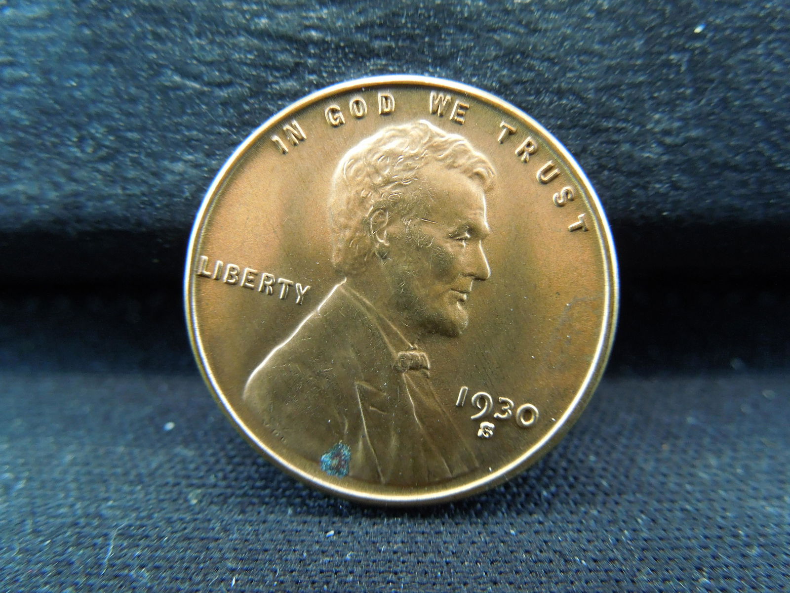 1930 S Lincoln Cent Gem BU RED Nice (1 of 2)