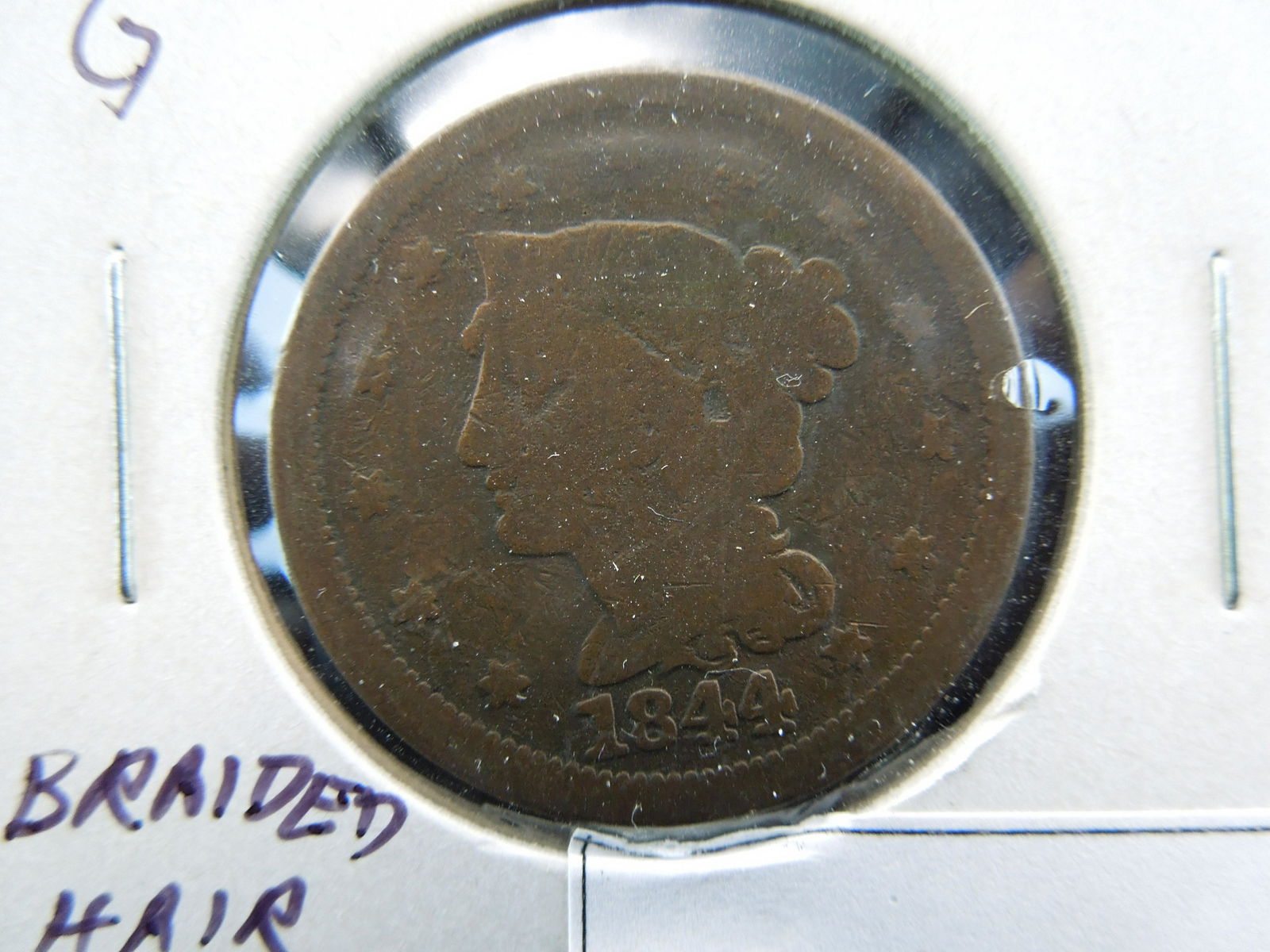 1844 Large Cent (1 of 3)