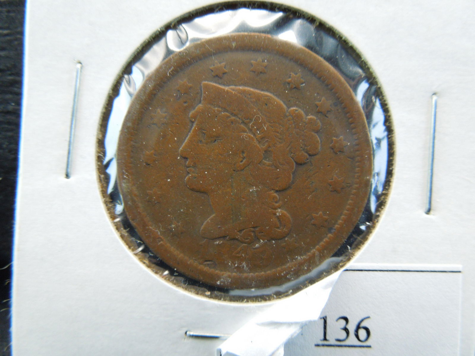 1849 Large Cent (1 of 3)