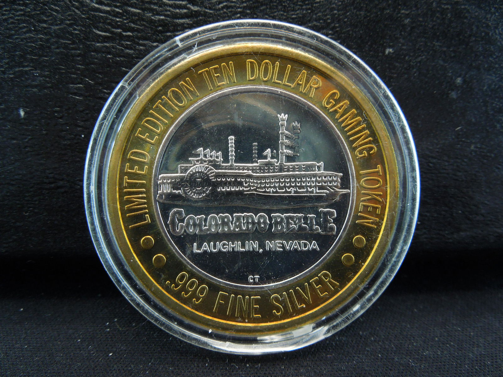 Silver Casino Token Colorado Belle Laughlin Nevada (1 of 2)