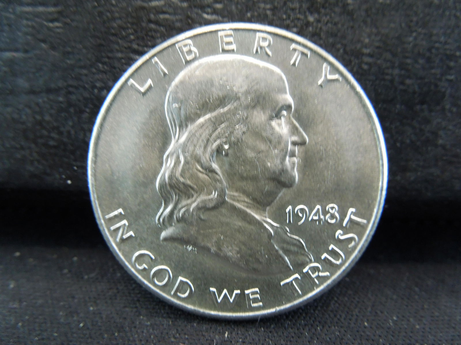 1948 Franklin Half Dollar BU Flashy (1 of 2)