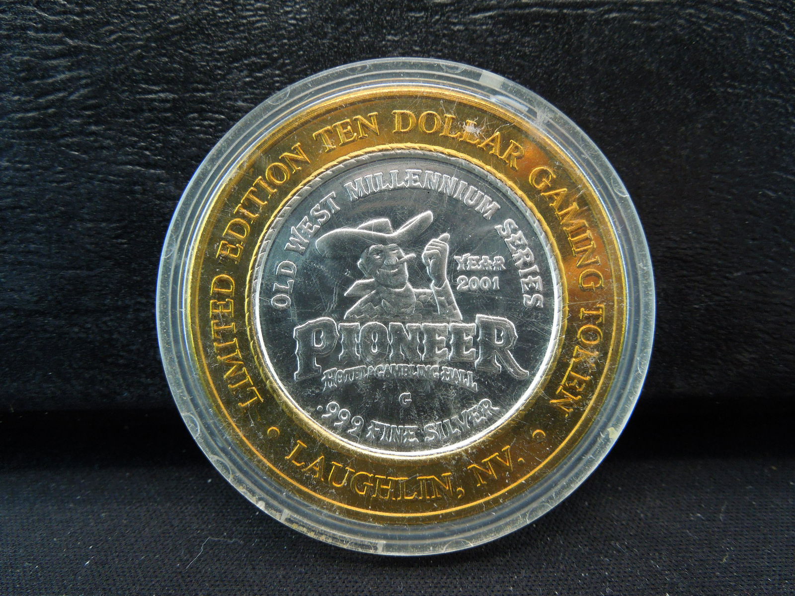 Silver Casino Token Pioneer Laughlin Nevada (1 of 2)