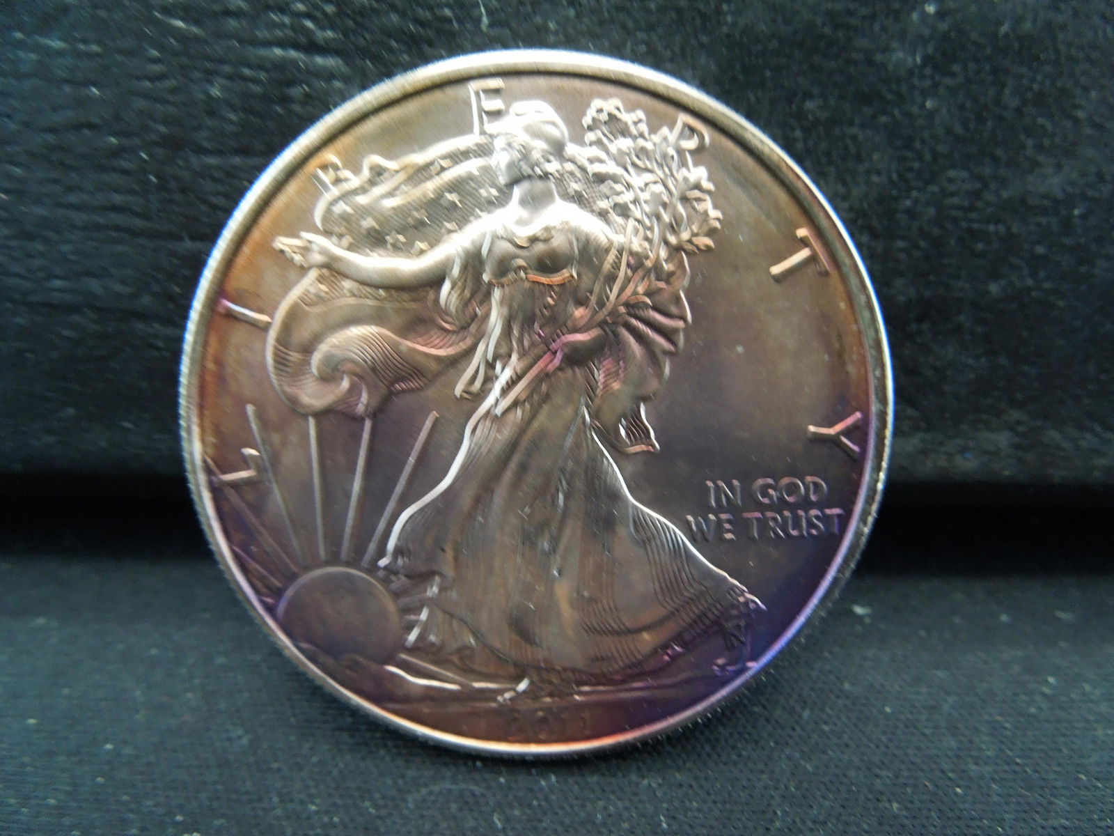 2011 American Silver Eagle Mutant Toner Crazy Colors (1 of 2)