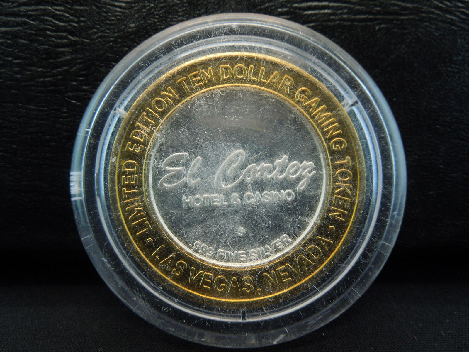 Silver Casino Token El Cortez Las Vegas (1 of 2)