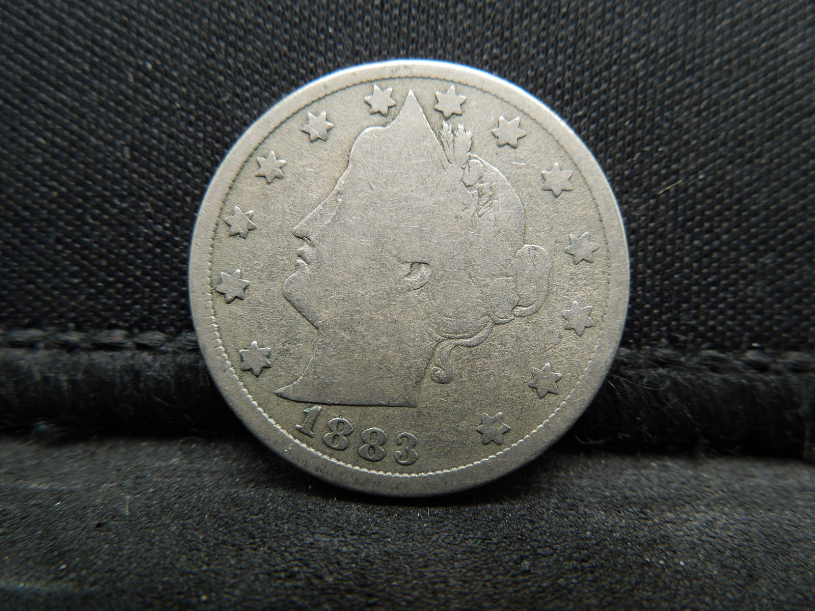 1883 Liberty Nickel With Cents Semi Key Date (1 of 2)
