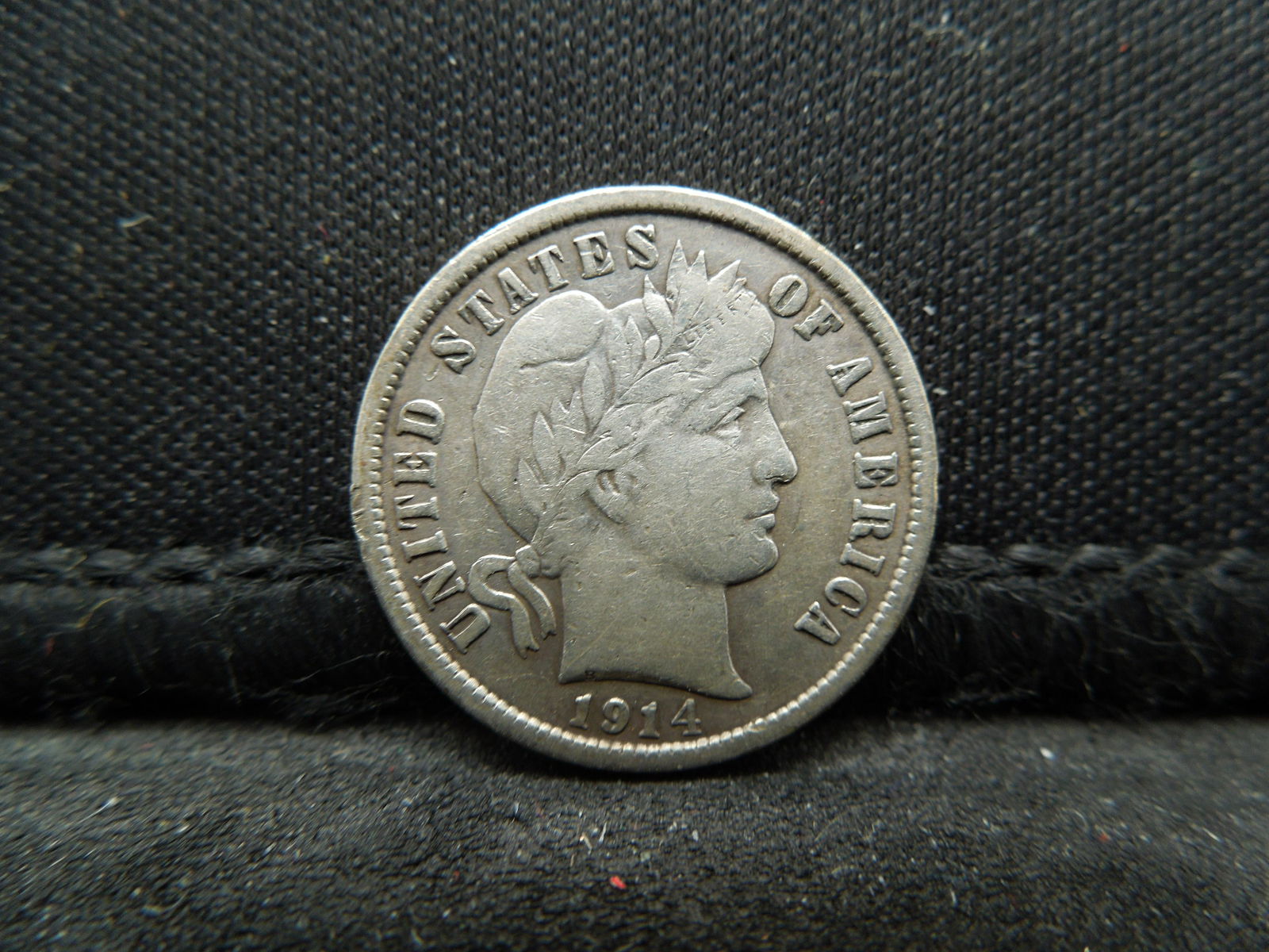 1914 D Barber Dime Strong Details (1 of 2)