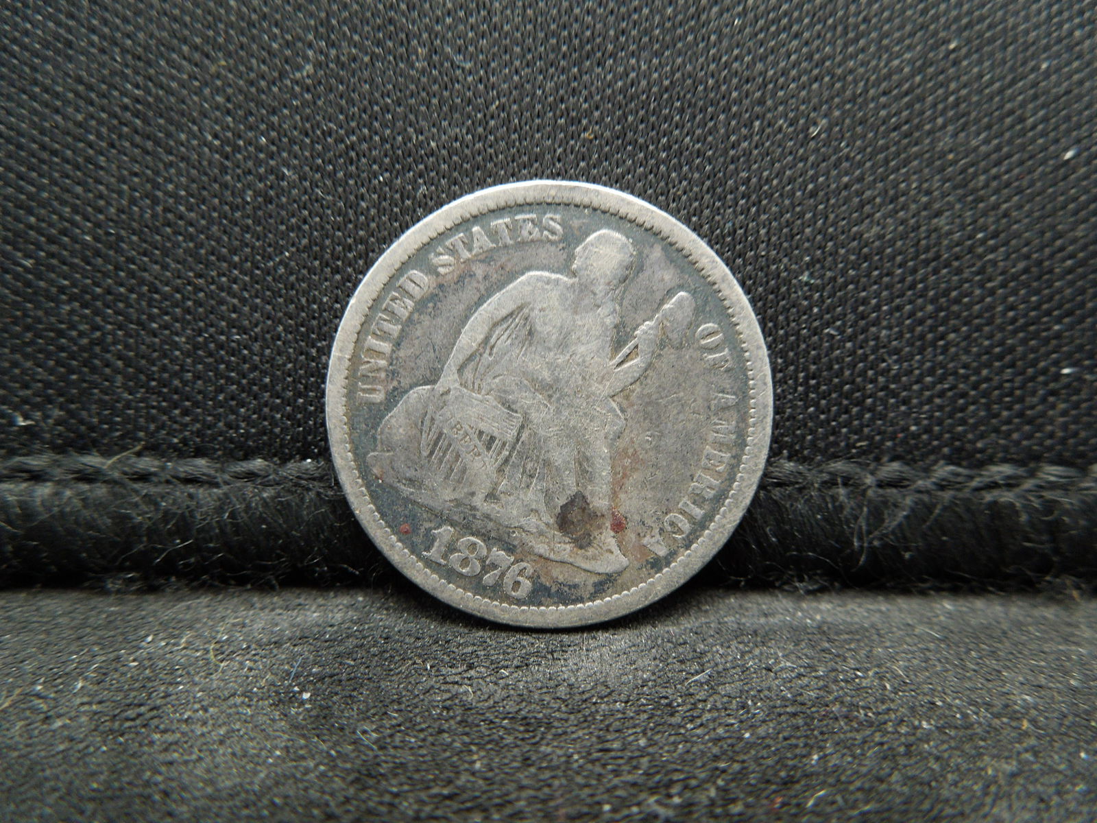 1876 Seated Dime (1 of 2)
