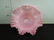 Fenton Milk Glass Ruffled Edged Bowl, with Pink Inside - 2