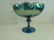 Indiana Glass Carnival Blue Fruit Bowl - has chip on - 2